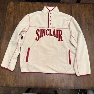 Sinclair Cream and Red Men's Pullover